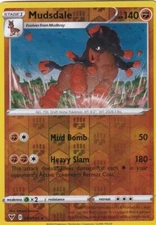 Mudsdale 097/185 Reverse Holo Rare - Vivid Voltage - English NM