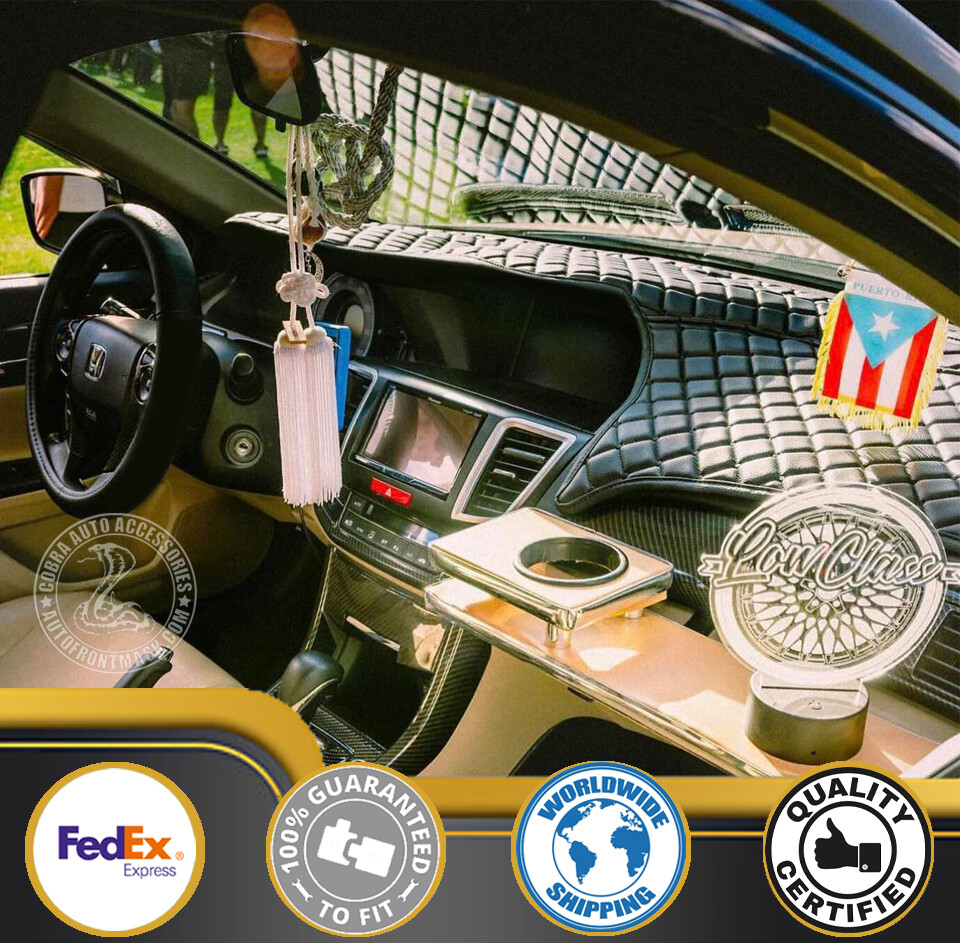 For Honda Accord 2013 2014 2015 2016 2017 9th Gen, Car Inner Dashboard Cover Dash Mat Carpet Cushion Dash Board Cover DashMat LHD