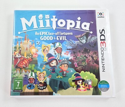 MIITOPIA NEW SEALED 2017 Authentic Nintendo 3DS