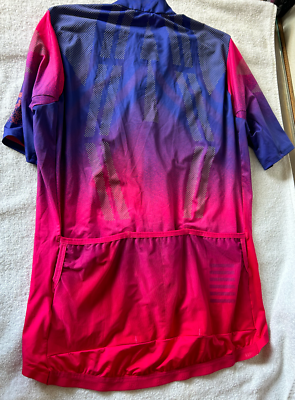 Rapha Men's Cycling Jersey XL Pro Team Crit RCC Dark Navy Red