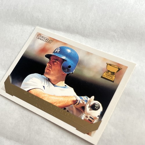 1993 Topps Baseball Card Rookie Gold Cup Eric Karros #11 A Los Angeles Dodgers - Picture 3 of 10