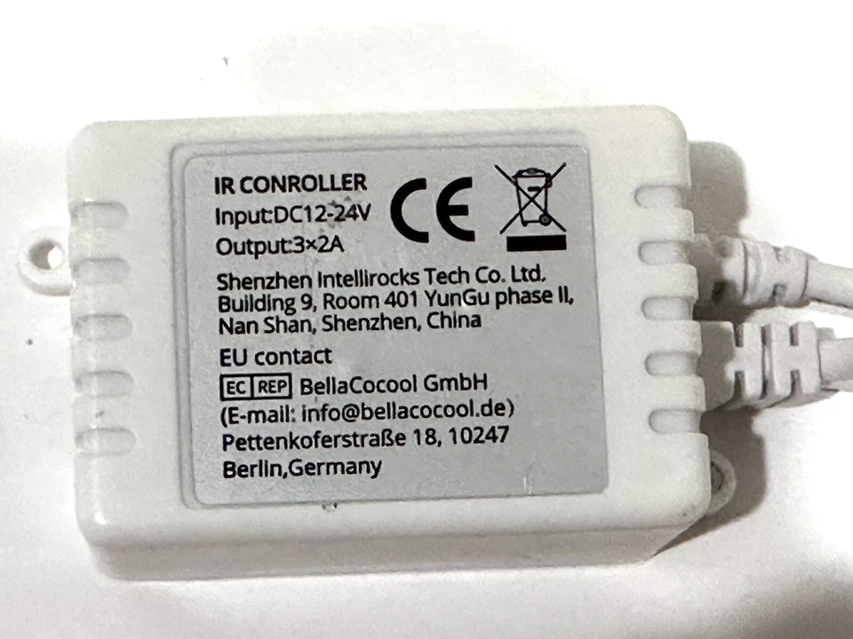 3 IR Remote Controller AC/DC InputDC12-24V For LED RGB Light Strip Output:3×2A - Image 3 of 4