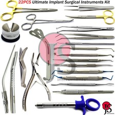 Advanced Implant Surgical Kit Bone Graft Scoop Scraper Cheek Retractor Periotome