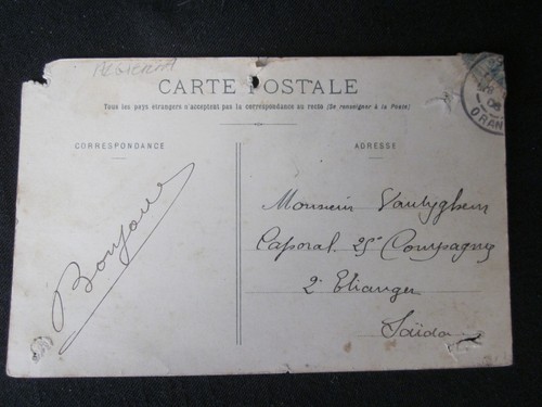 Lotto di 9 cartoline Algeria mascara, Algeria, una spedita, otto non spedite - Foto 7 di 8