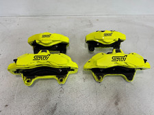 2018-2021 Subaru Wrx 2.5l Sti Front Rear Brembo Brake Calipers Rotors Set 1 2018-2021 Subaru Wrx 2.5l Sti Front Rear Brembo Brake Calipers Rotors Set 1