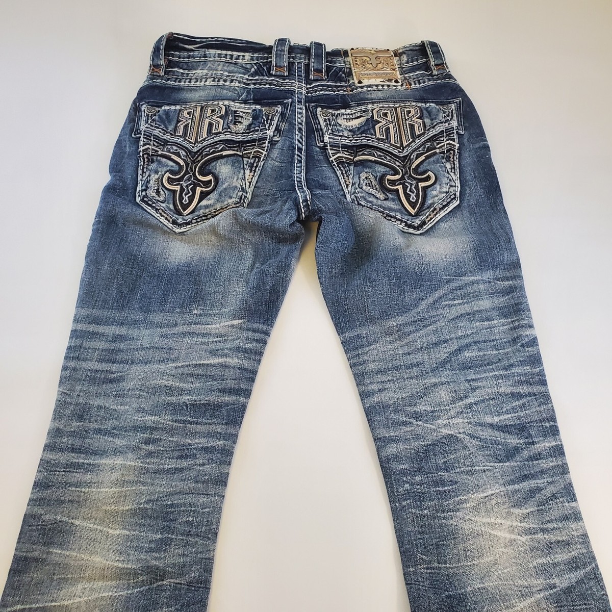 Rock Revival Haven A201 Alt Straight Stretch Premium Blue Jeans  display picture 1