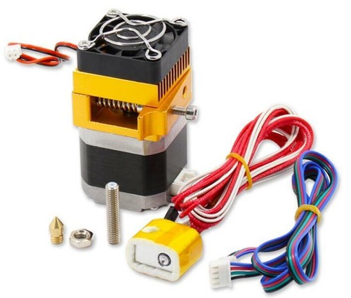 12V MK8 Extruder 0.4mm Nozzle Print Head 1.75mm For 3D Printer Makerbot ...