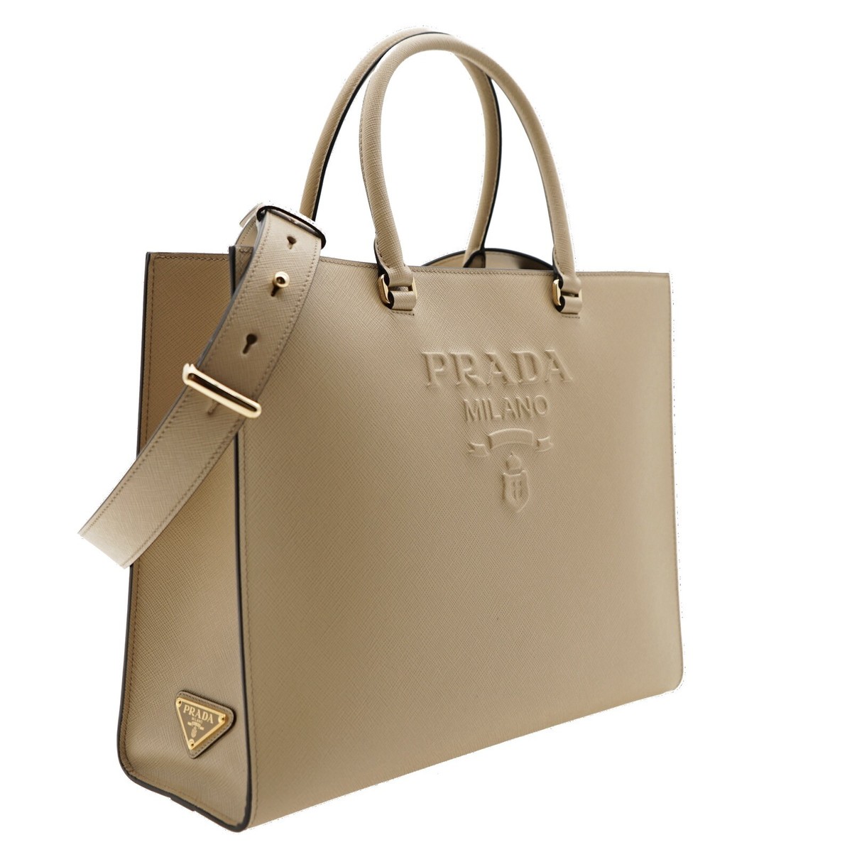 値下げPRADA SAFFIANOLUX 12401pr_prada_saffiano_lux_cha