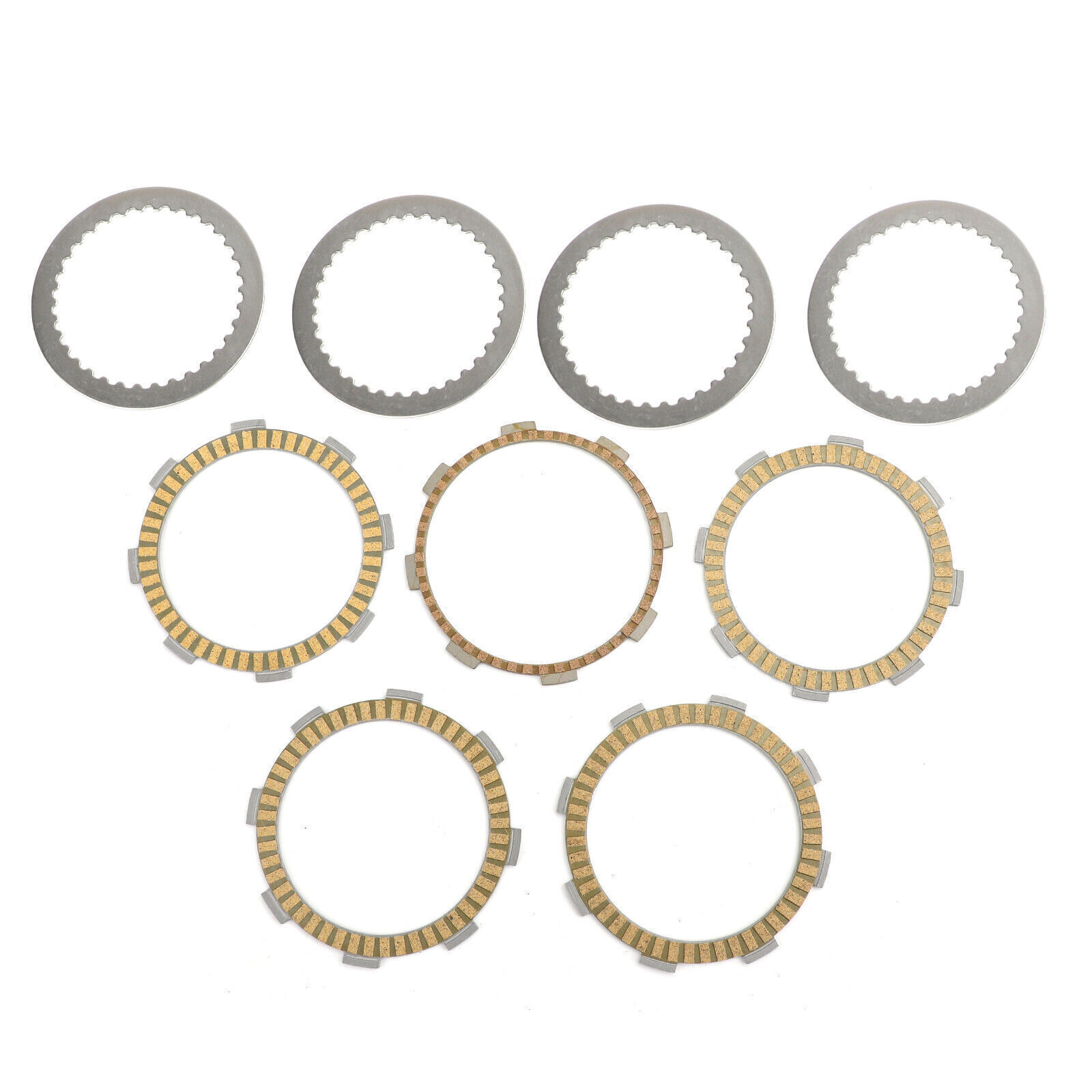 Clutch Kit with Iron and Friction Plates Compatible with Honda CBR125R CBR125 CBR150R TA200 Includes 6 Plates