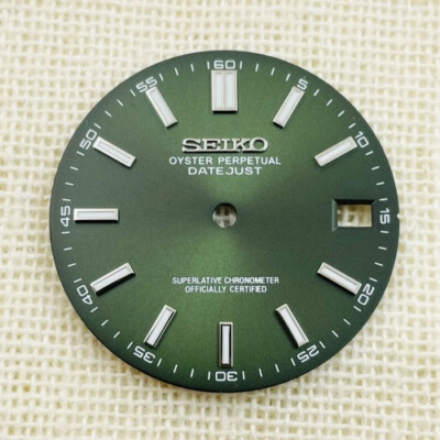 #ad Green Brand new Watch Dial for 7S26 NH35 SKX007 Movement 2 Positiions 28.5mm $32.88