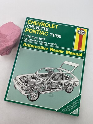 1976 - 1987 Chevrolet Chevette Pontiac T1000 Haynes Auto Repair Manual
