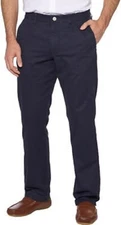 Tailor Vintage Men's Flat Front Chino Pants Navy