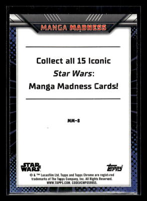 2023 Topps Chrome Star Wars #MM-8 Han Solo Refractor Manga Madness