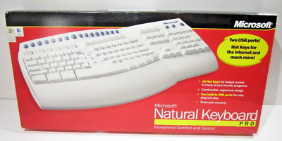 Microsoft Natural Keyboard Pro Model # RT 9401 With Box Great Condition