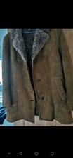 Owen Barry Brown Real Sheepskin Suede/ Fur Women’s Coat