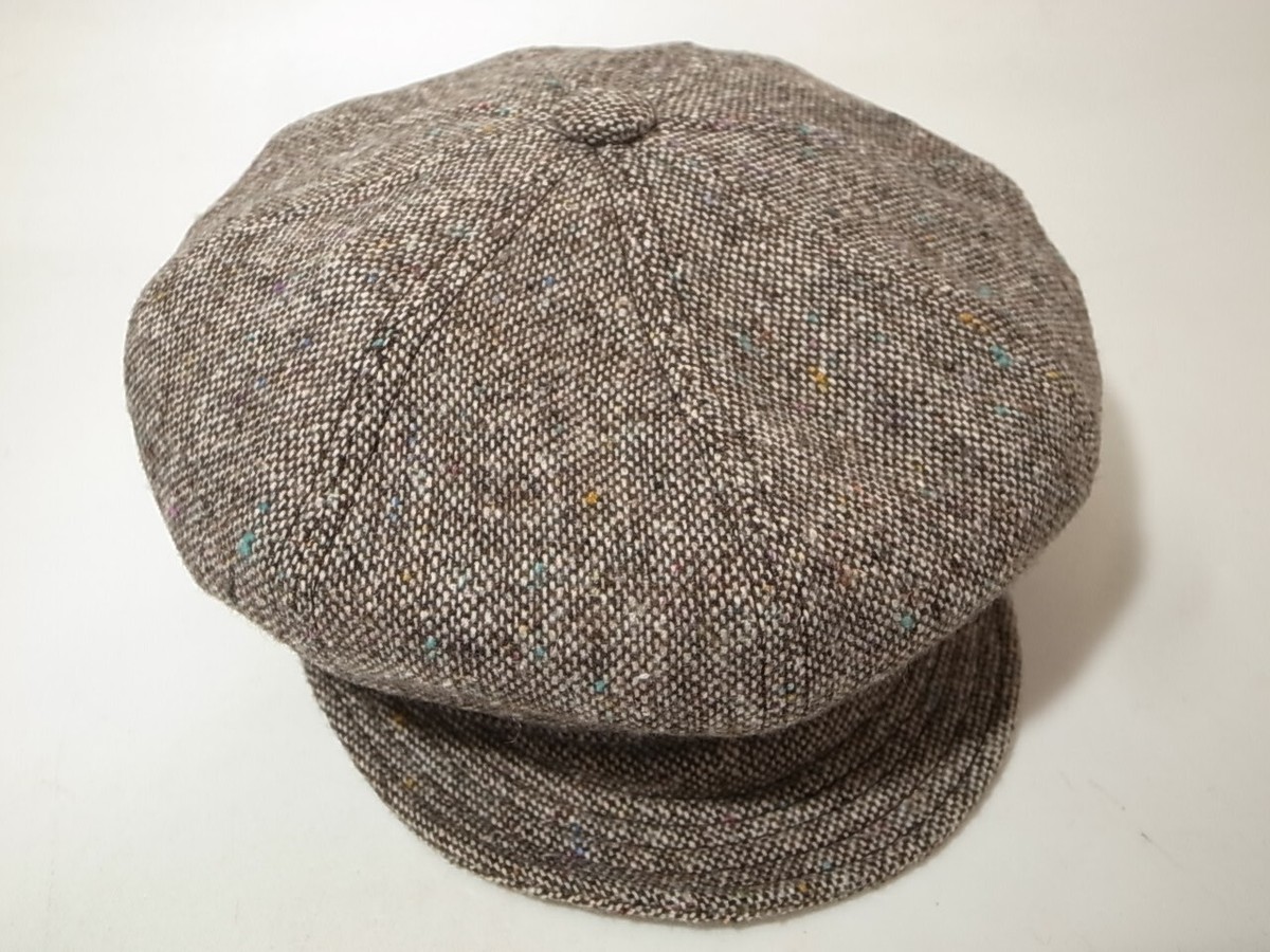 New York Hat Co Tweed Spitfire Brown size L Made in USA | eBay