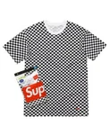 SS18 Supreme Hanes Checker Tagless Tees (2 pack) size M medium New Underwear