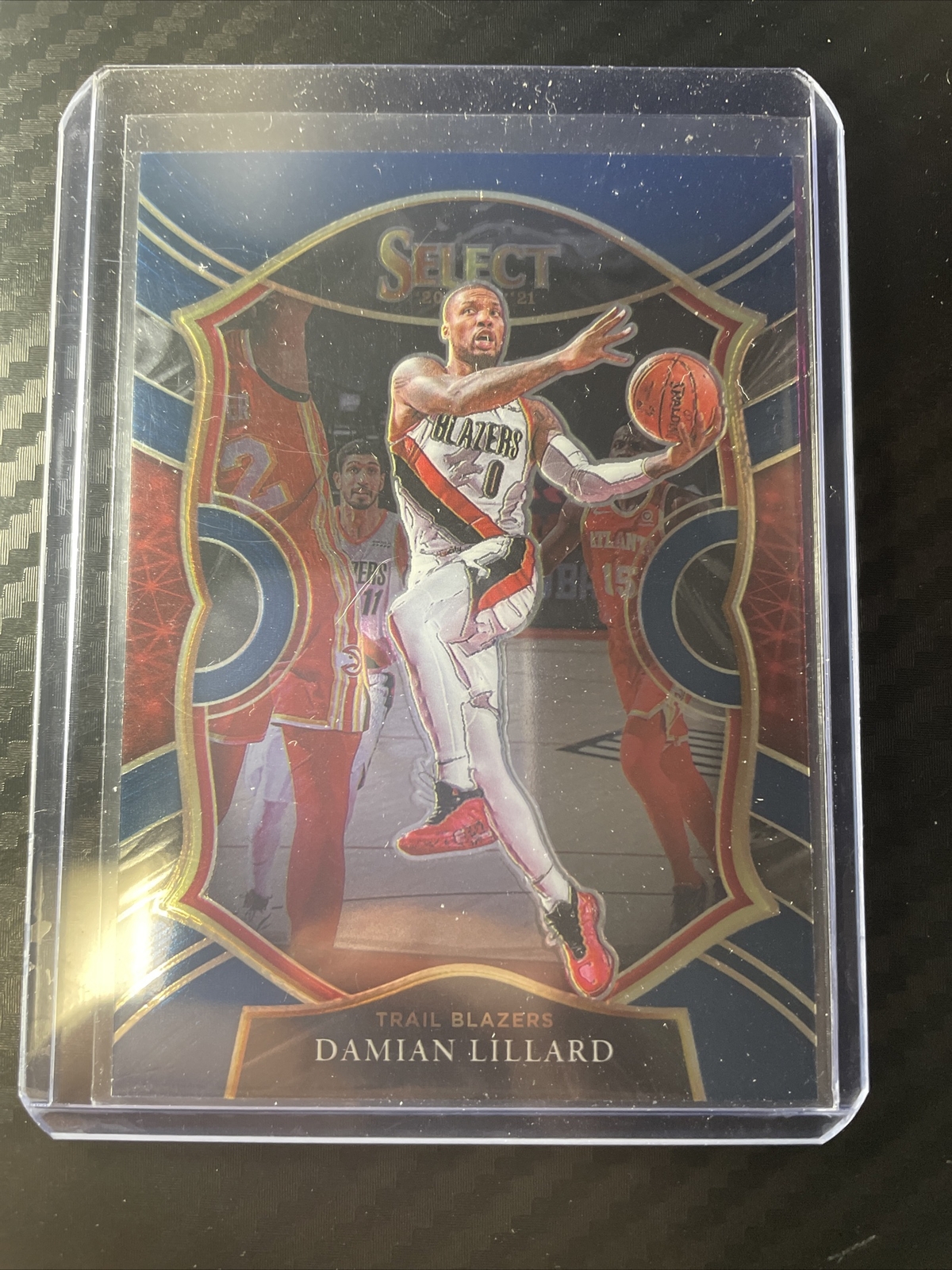2020-21 PANINI SELECT DAMIAN LILLARD BLUE CONCOURSE PRIZM Portland Trail Blazers