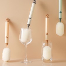Sponge Cleaner Cleaning Brush Water Drink Baby Bottle Glass Cup Wash Scrubber