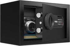 Small Home Safe Box,Personal Safe,Mini Money Safes for Home,0.3 CuFt | Digital C