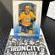 2025-26 Upper Deck SP Rookie Authentics Blue Filip Forsberg Predators #AP-9