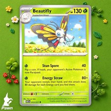 Beautifly 13/217 Ascended Heroes Uncommon Pokemon TCG Card Game Art Narumi Sato