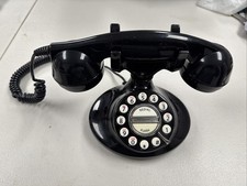 Vintage TeleConcepts Model 230542 Black circa 1926 Push Dial Phone