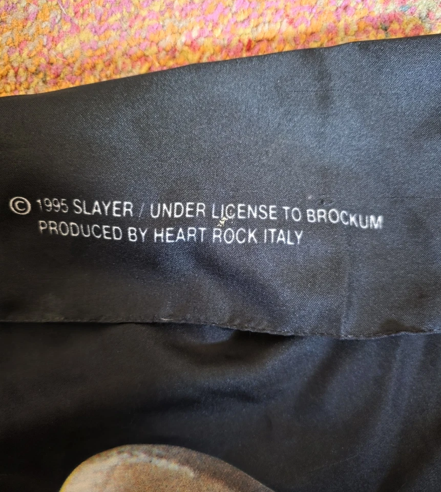 Tapiz Slayer colgante de pared pancarta 29,53" L x 43,31" W tela tela póster banda Foto 2 de 3