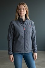 NWT Ariat Women's Ideal Windbreaker Blue White Stripes Full Zip Size XL Packable