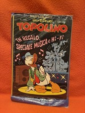 topolino blisterato originale 1345 Gadget Albo Topolino Più Musica Raro