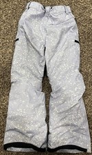 Burton Elodie Ski Snowboard Pants Kids Youth S 7/8 Black Insulated