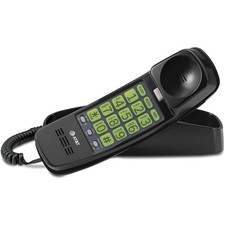 TRIMLINE Corded Home Phone with Extra Big Buttons  Visual Ringer. No AC Powe...