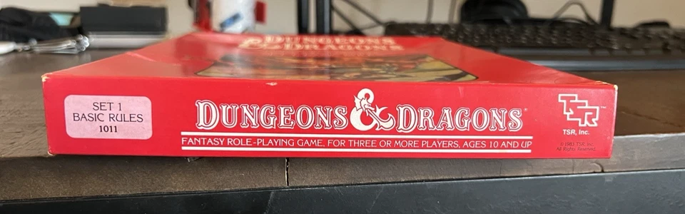 Dungeons and Dragons Fantasy RolePlaying Game Basic Rules Set 1 TSR 1011 Red Box - Image 3 of 4