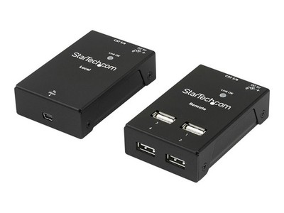 Startech 4-Port USB 2.0 Extender 165ft (50m) USB Over Cat5/Cat6 USB2004EXTV