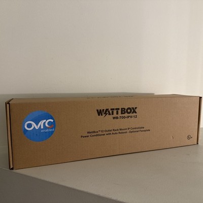 WattBox WB-700-IPV-12 12-Outlet IP OVRC Enabled Rackmount Power Conditioner