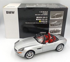 Kyosho BMW Z8 1/18 Scale Car Silver Used with Box Wear