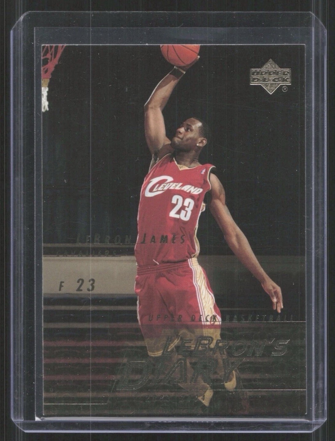 2003-04 Upper Deck #LJ15 LeBron James LeBron's Diary