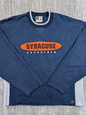 Vintage Syracuse Orangemen Pullover Sweatshirt Men's Large Crewneck 90s Russell