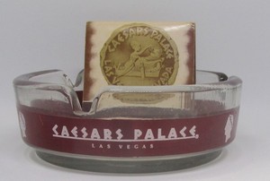 Vintage Caesars Palace Casino Ashtray & Matchbook from Las Vegas