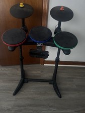 Nintendo Wii Wireless Drum Set Controller Red Octane Guitar Hero Rock Band