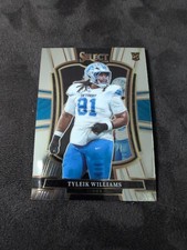 2025 Panini Select Tyleik Williams #169 Rookie Detroit Lions Premier Level 