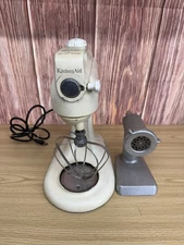 Vintage Kitchen Aid Hobart Tilt Stand Mixer TESTED Model 3C & Meat Grinder