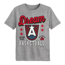 Atlanta Dream That Girl T-Shirt – Premium Print WNBA Fan Tee, Heather Gray Graph