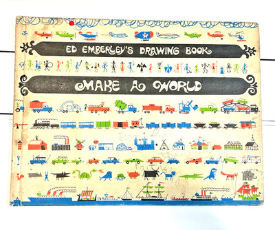 Vintage Ed Emberley Drawing Book: Make a World