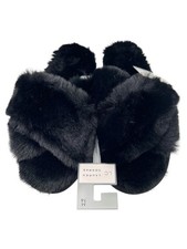 LC Lauren Conrad Woman's Slippers Size M 7-8  Black NEW WITH TAGS