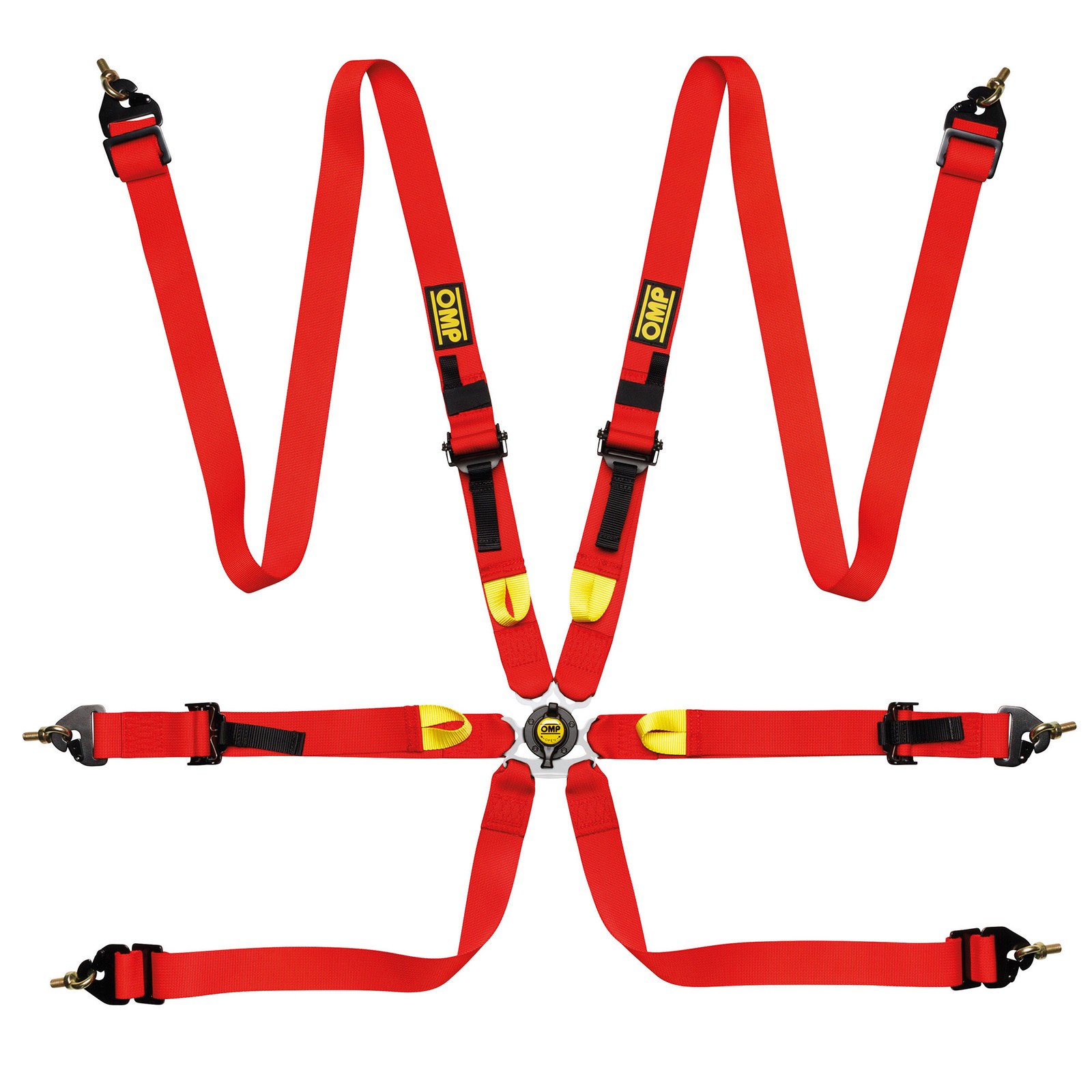 OMP First 2” Saloon Motorsport FIA 8853-2016 Approved Harness Red (Race/Rally)