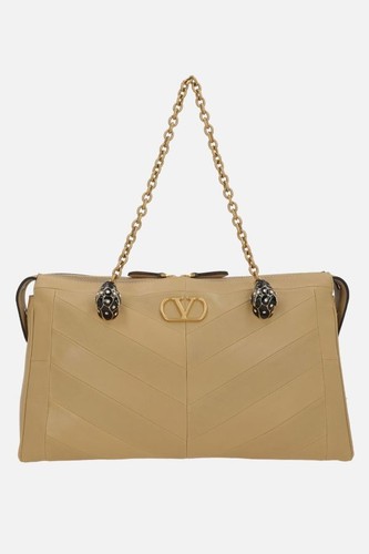 VALENTINO GARAVANI Panthea Beige Shoulder Bag New & Authentic