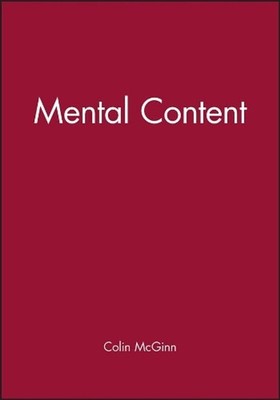 Mental Content by Colin McGinn (English) Hardcover Book