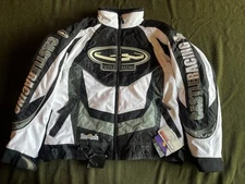 New Castle X Switch Ladies Womens White Black Snowmobile Jacket Size Large