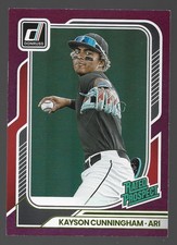 Panini 2026 Donruss KAYSON CUNNINGHAM RATED PROSPECT PURPLE #/99